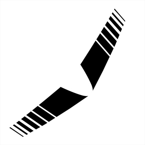 Racing hood stripes - racing, decal