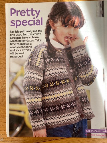Girls fair isle - girls,