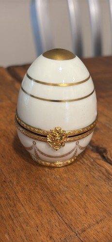 Faberge egg trinket box - egg,