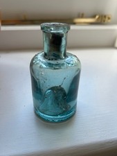Victorian Antique Perfume Bottle Embossed Glass J & E Atkinson London