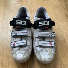 Sidi Genius 5 White Cycling Shoes Unisex Road Racing Triathlon EU43 colour faded