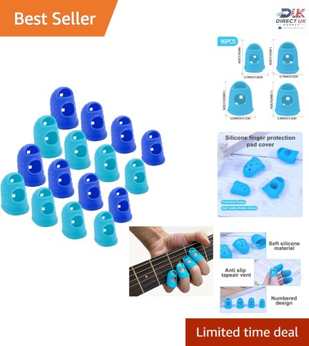 16pcs silicone guitar - guitar, finger