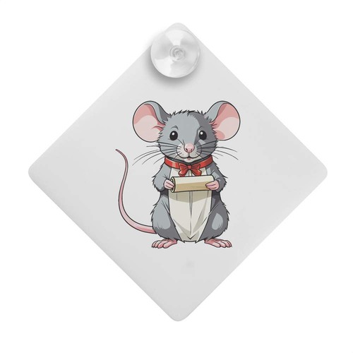 Rat with scroll car window - with,