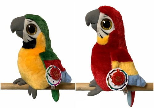Tropical parrot cuddly toy - parrot, toy-