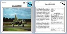 Saab Ja 37 Viggen - Interceptor - Warplanes Collectors Club Card