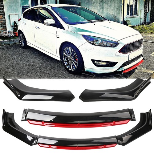 Glossy black front bumper lip - glossy,