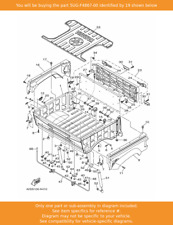 YAMAHA Hook, 5UG-F4867-00 OEM