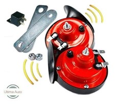  twin tone snail Horn set 12V for FORD TRANSIT CONNECT TOURNEO + Relay