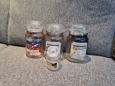 4 x EMPTY Yankee Candle Large