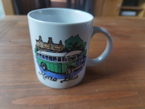 Malta bus souvenir mug - malta,