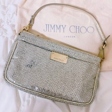 Jimmy Choo Silver Glitter