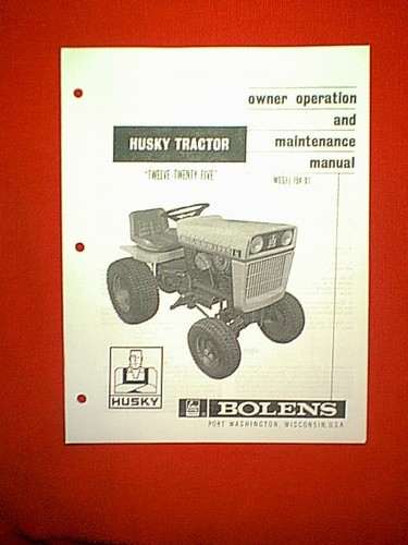 Bolens husky 1225 tractor - husky,