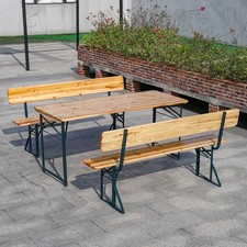 Outdoor Garden Beer Bench &