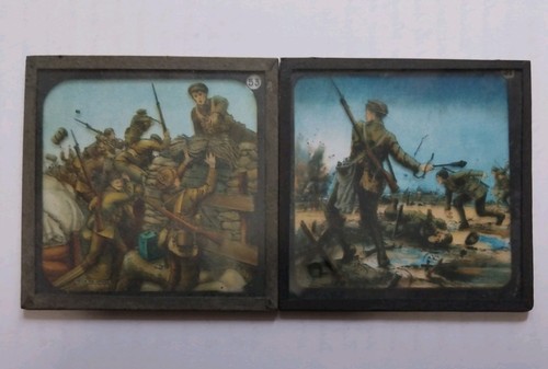 Pair painted ww1 - of,
