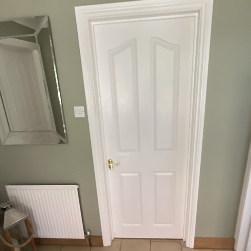 White wood interior room - white,