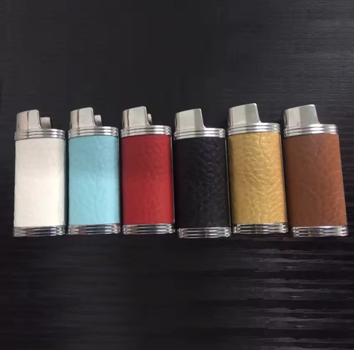 Leather lighter case - for, bic