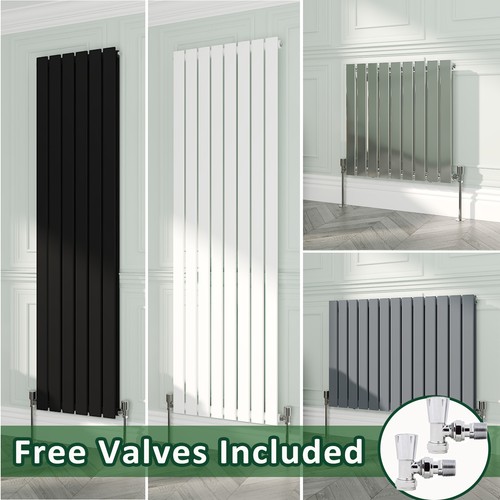Designer flat panel radiator - flat,