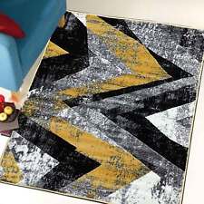 Extra Large Abstract Geometric Rug multi coloured bright Living room Budget Rug