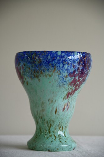 Vintage blue green mottled - blue,