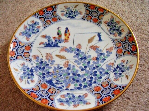 Japanese large imari - imari, lady