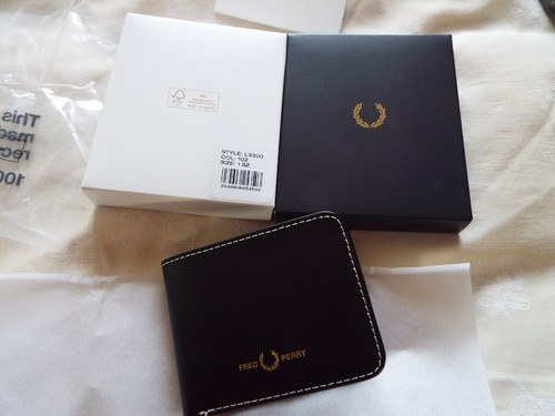 Fred perry black leather - fred,