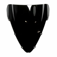 MPW Double Bubble Black Windshield Screen for Honda CBR 600 F F4i 01-06