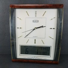 Eleco Wall Clock Analog & LCD