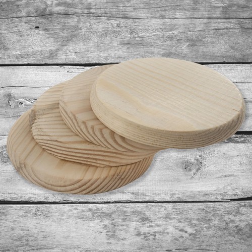 Round thick plain pine - plain,
