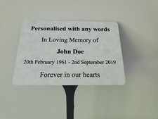 Personalised Memorial Plaque