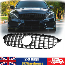 For Mercedes C Class C205 W205 Grill Facelift Black Panamericana AMG GT 2019+