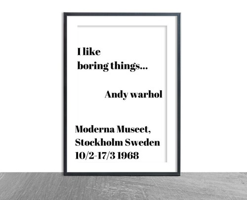 Andy warhol print i - warhol,