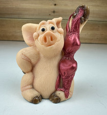 Piggin Sexy Ornament 1999 Collectible Pigs by David Corbridge Hand Made