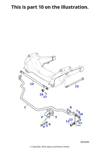 Jaguar self locking nut - jaguar,