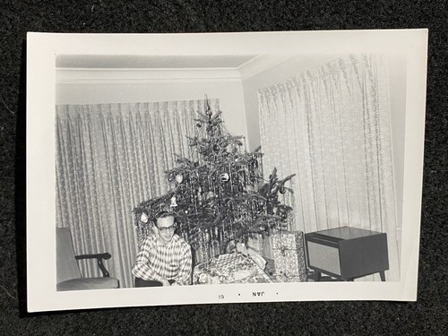 Man with christmas - christmas, 1960