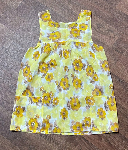 60s floral smock top - 60s, |