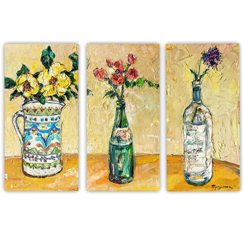 Original textured floral - original, still