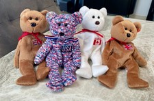 4 x TY Beanie Babies, As