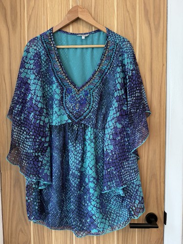Per una blue snake - per, print