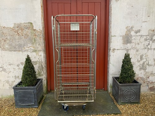 Warehouse roll cage trolley - cage,