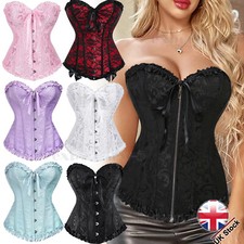 Corset Tops for Women, Bustier Shapewear Lingerie Lace Waist Push Up Bodysuit