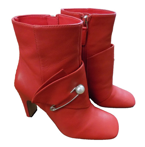 Nine west red leather quitit - nine,