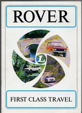 Rover Range 1972-73 UK Market Brochure P6 2000 3500 P5B 3.5 Litre Range Rover 