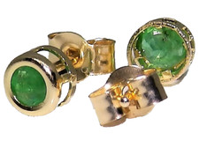 9ct Gold Emerald Solitaire