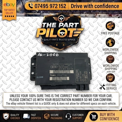 Audi comfort control - comfort,