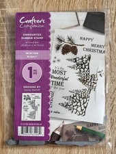 Crafter's Companion Rubber Stamps Winter Night