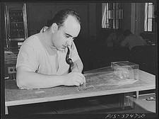 Working on scale model of new