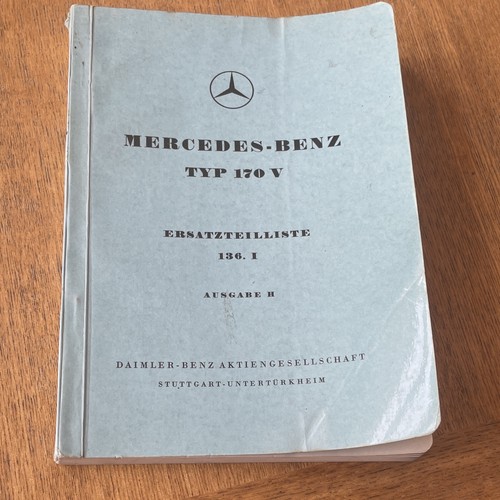 Vintage mercedes benz - typ, 170