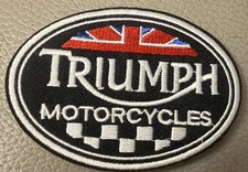 LICENSED AND CERTIFIED TRIUMPH MOTORCYCLE PATCH LIMITED EDITION