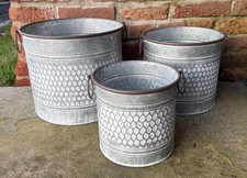 Set of 3 Zinc Honeycomb