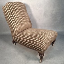 Victorian Walnut Nursing Chair